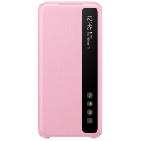 Dėklas G980 Samsung Galaxy S20 Clear View Cover Pink